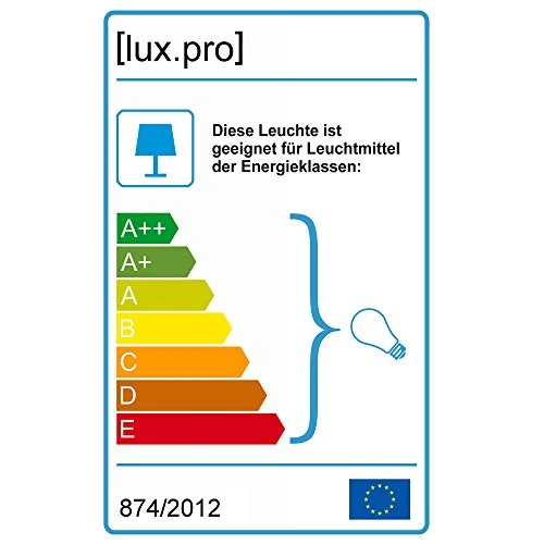 [lux.pro] Lampe à Suspension Design Lampe de Plafond Couleur Cuivre et Blanc Métal [Ø35cm] Luminaire Suspendu en Métal E27