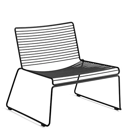 mds La Chaise Lounge HEE par Hay, Le Confort dans Ses Grandes largeurs - Gris Asphalte