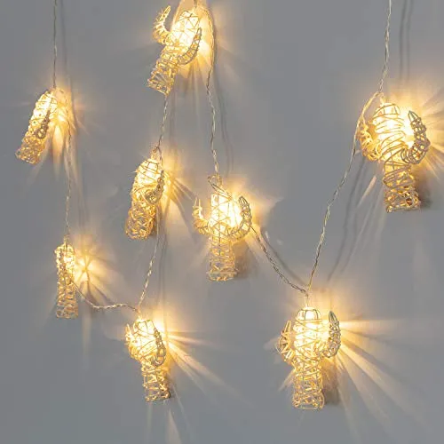 LEDKIA LIGHTING Guirlande LED Cactus Naturel