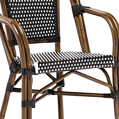Fauteuil bistrot LUCA en polyrotin