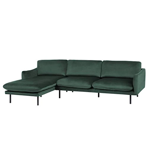 Beliani - Canapé d'angle - Vinterbo - Velours, Vert