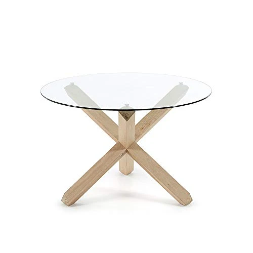 Kave Home - Table Lotus Ø 120 cm verre