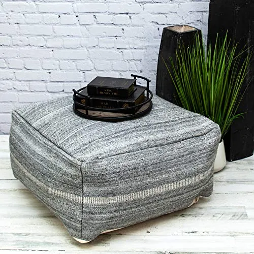 Parkland Collection Pouf transitoire Masoud gris