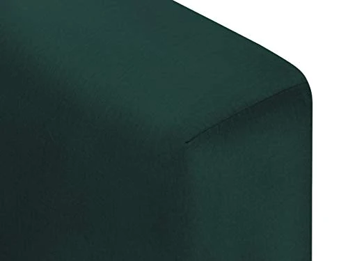 Milo Casa Fauteuil Velours, Carla, 1 Place, Vert Bouteille, 82x78x75