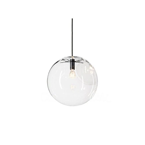 MZStech Billes en Verre Luminaire Suspension Boule verre Lustre Pendentif Lampe (30cm)
