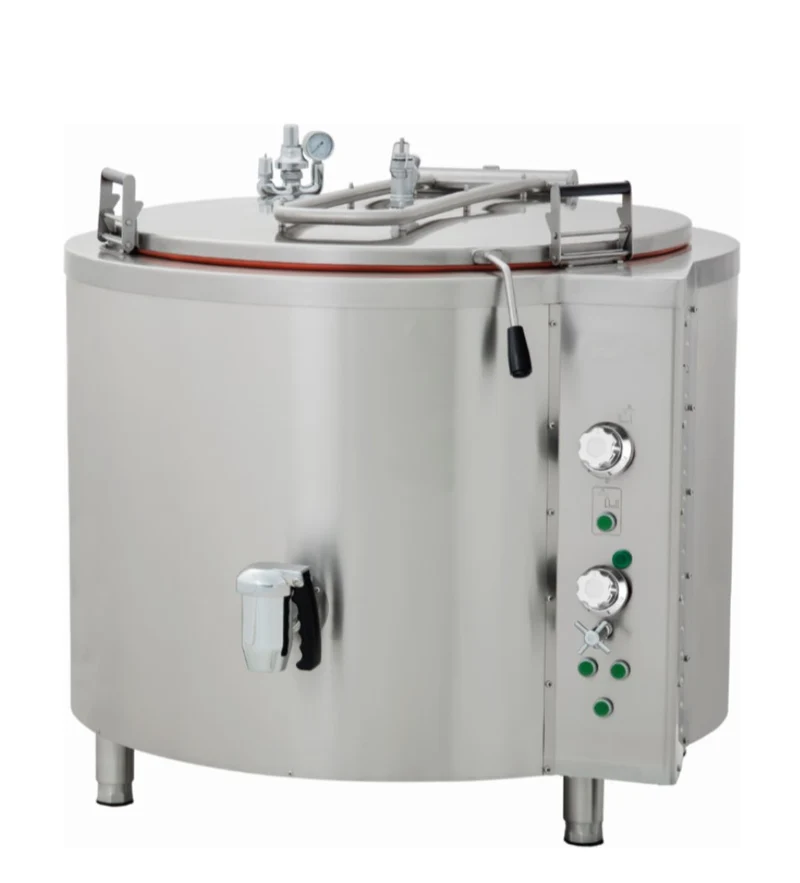 Marmite professionnelle 420 L - chauffage indirect - électrique 400V