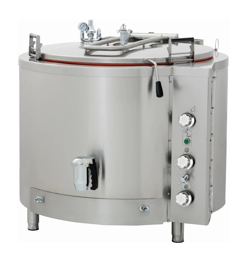 Marmite professionnelle 420 L - chauffage indirect - gaz