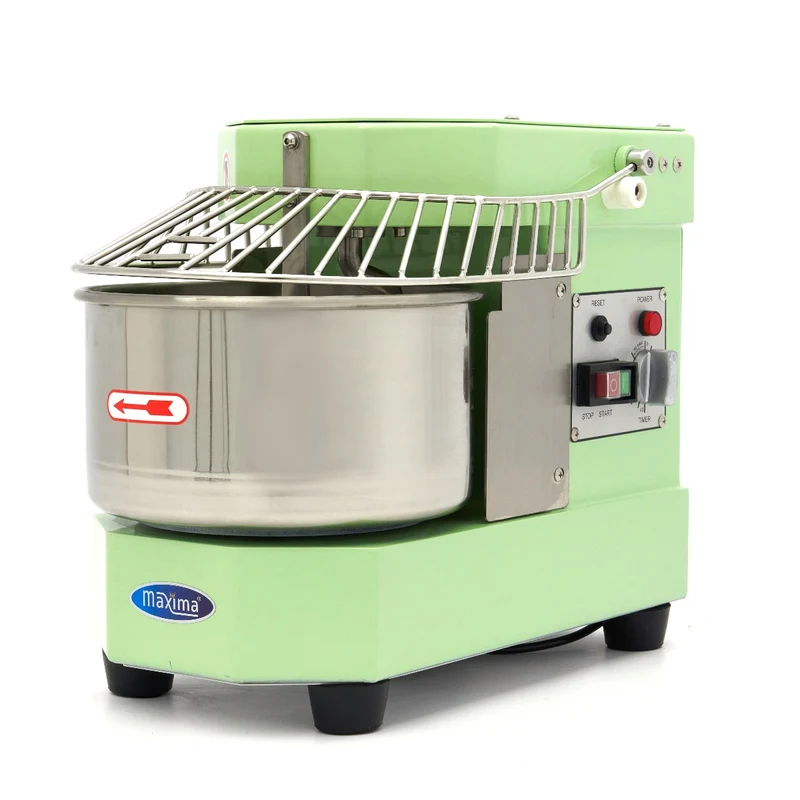 Pétrin à spirale / pétrin à pâte - 8 L - 4,5 kg de pâte - vert