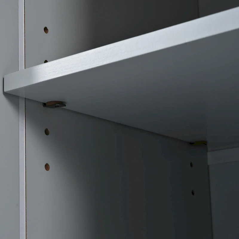 Rubberwood Kitchen Cart with Drop Leaf, Internal Storage Rack, Flip Cabinet Door, and 2 Drawers