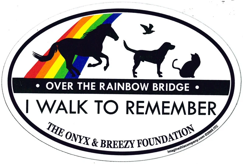 "I Walk to Remember" Car magnet