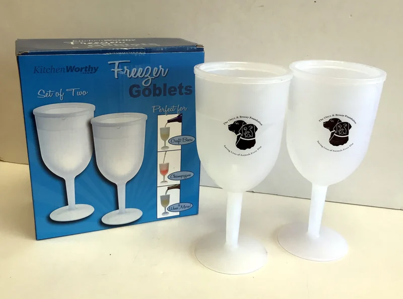Logo Freezer Goblets (Set of 2)