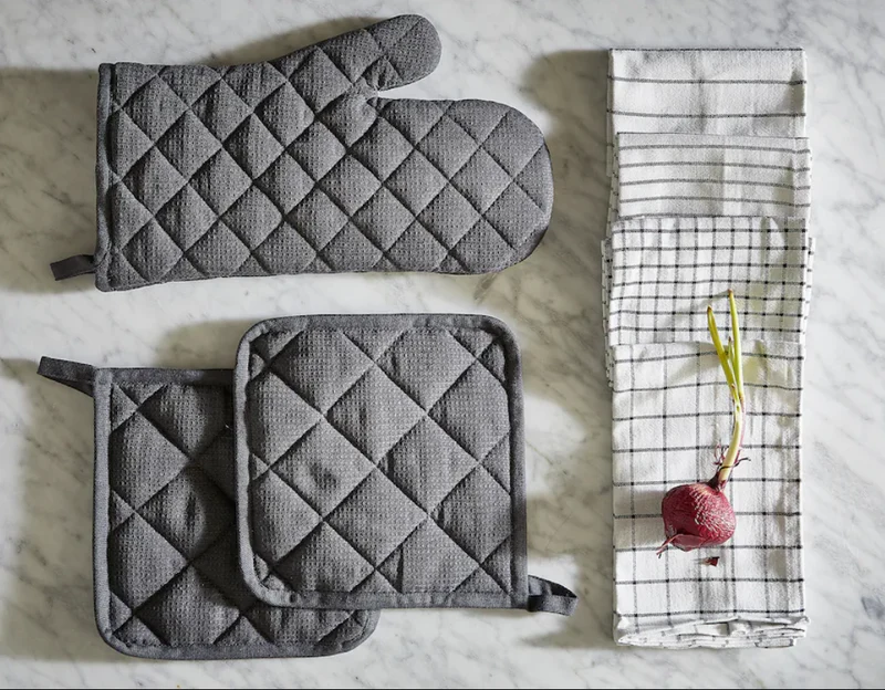 RINNIG Oven glove, grey