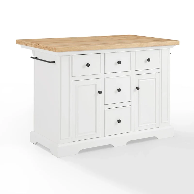 Crosley Julia Wood Top Kitchen Island - 50 W x32 D x 36 H