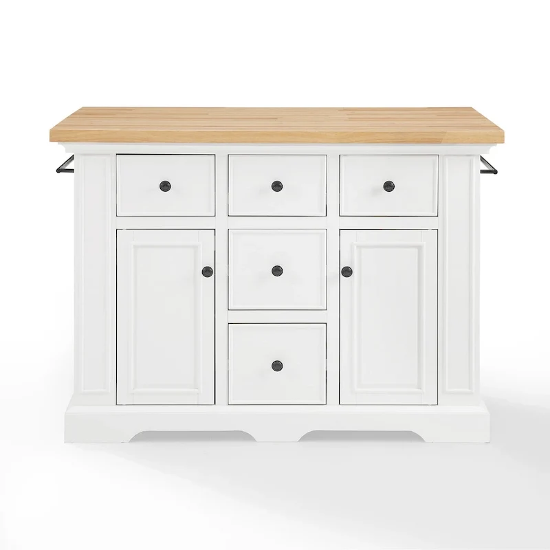 Crosley Julia Wood Top Kitchen Island - 50 W x32 D x 36 H