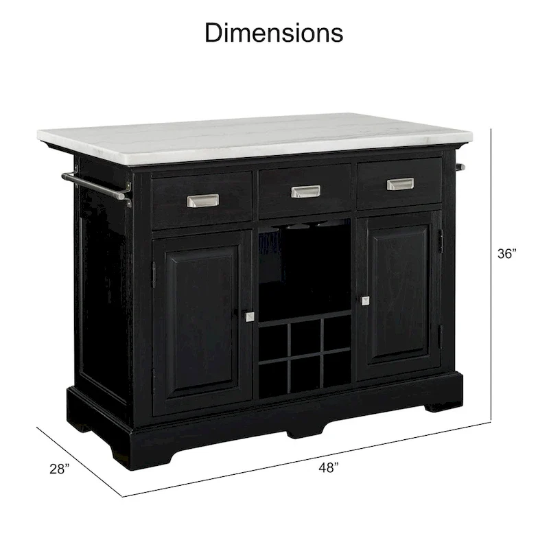 Steve Silver Ariana Kitchen Island 3-Piece Set