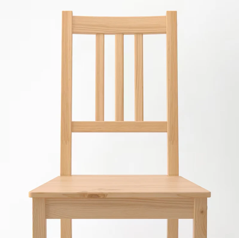 PINNTORP Chair, light brown stained