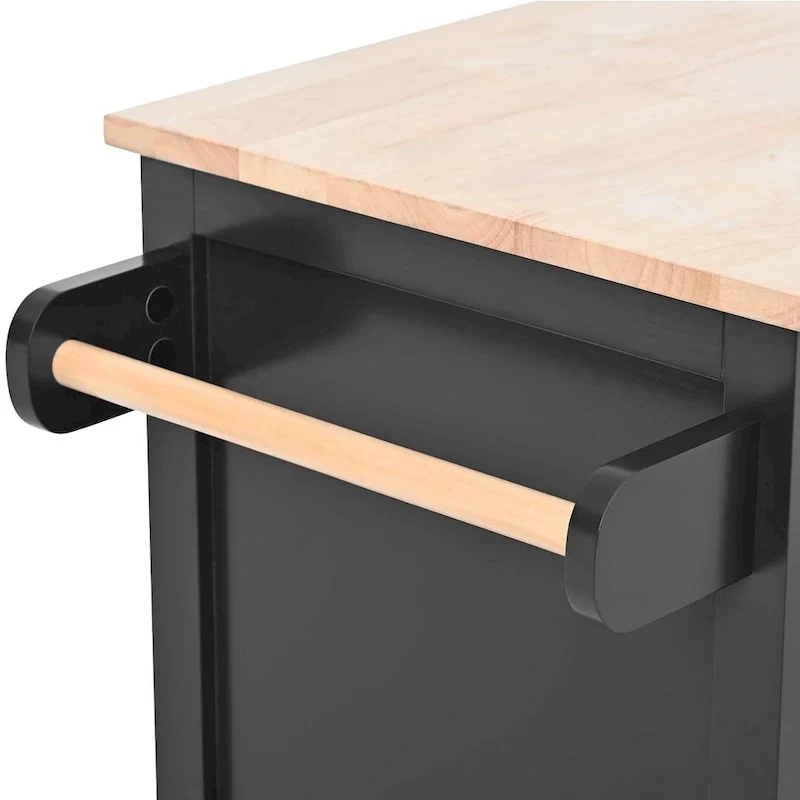 Store Kitchen Cart with Wheels and 8 Drawers
