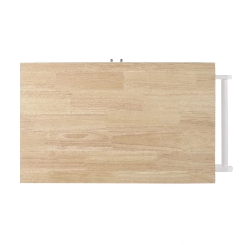 Contemporary Wood Kitchen Cart with Wheels Storage and Wheels by Christopher Knight Home
