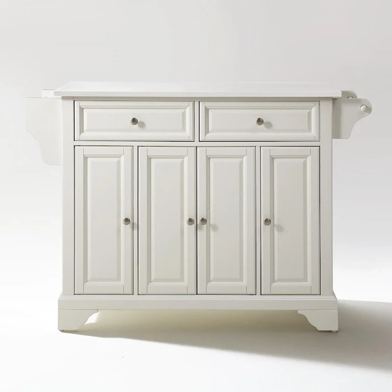Crosley Lafayette Granite Top Full Size Kitchen Island/Cart - 51.5W x 18D x 36H