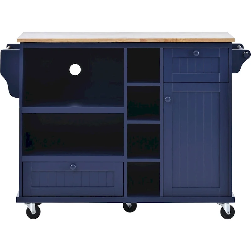 Kitchen Island Cart with Storage