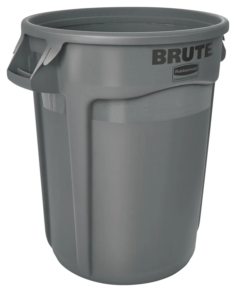 CONTENEUR BRUTE ROND 121L GRIS