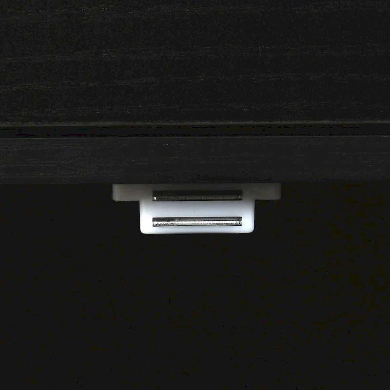 Moasis Kitchen Island Drop Leaf Double Tilt Out Trash Cabinet with Power Outlet & Wheels