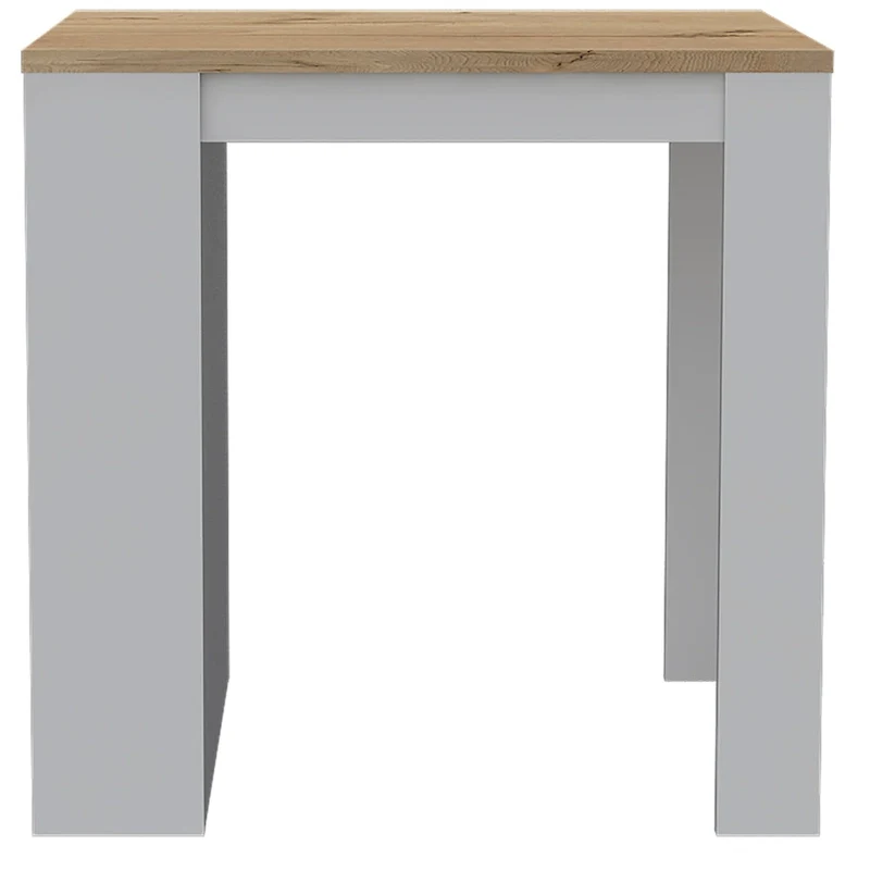TUHOME Tanna Kitchen Counter Island with 3 Shelves - 36 W x 31L