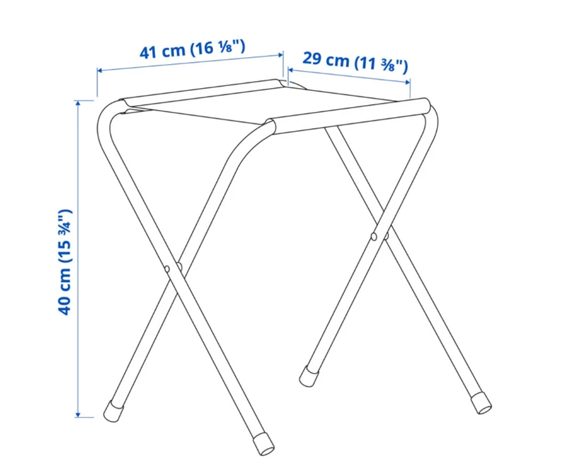 STRANDÖN folding stool