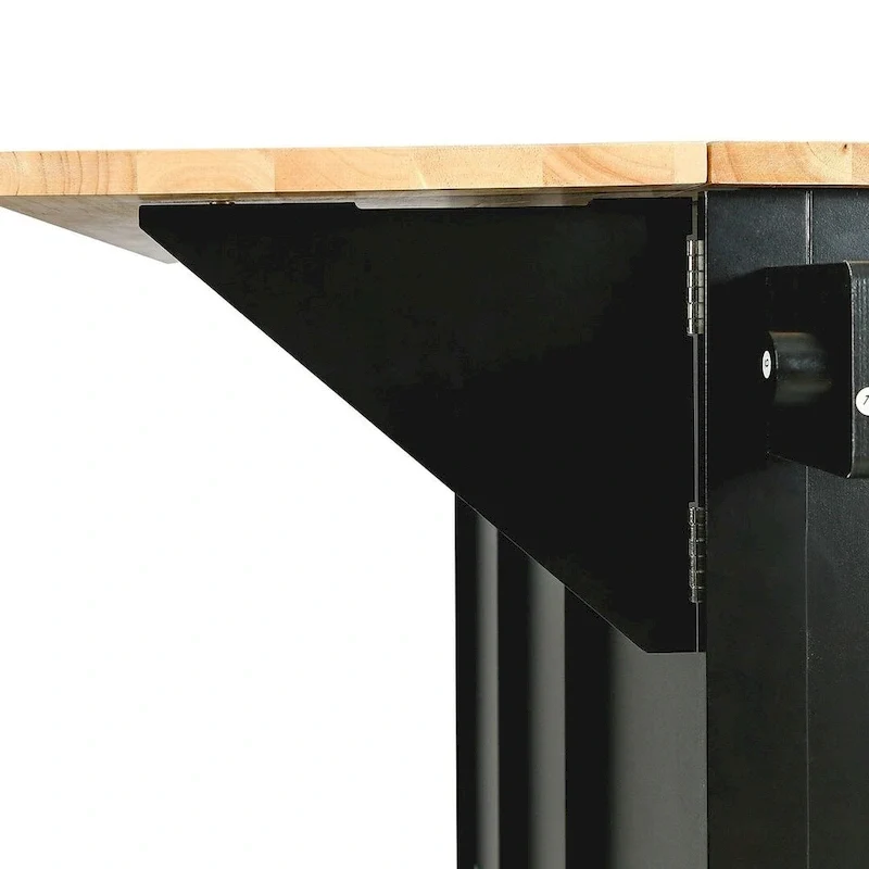 Kitchen Island Cart with Wheels Drop-Leaf, Storage Racks
