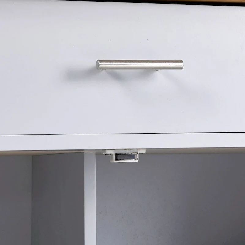 Rolling Kitchen Island Cart with Wheels , Drawer, Storage Racks