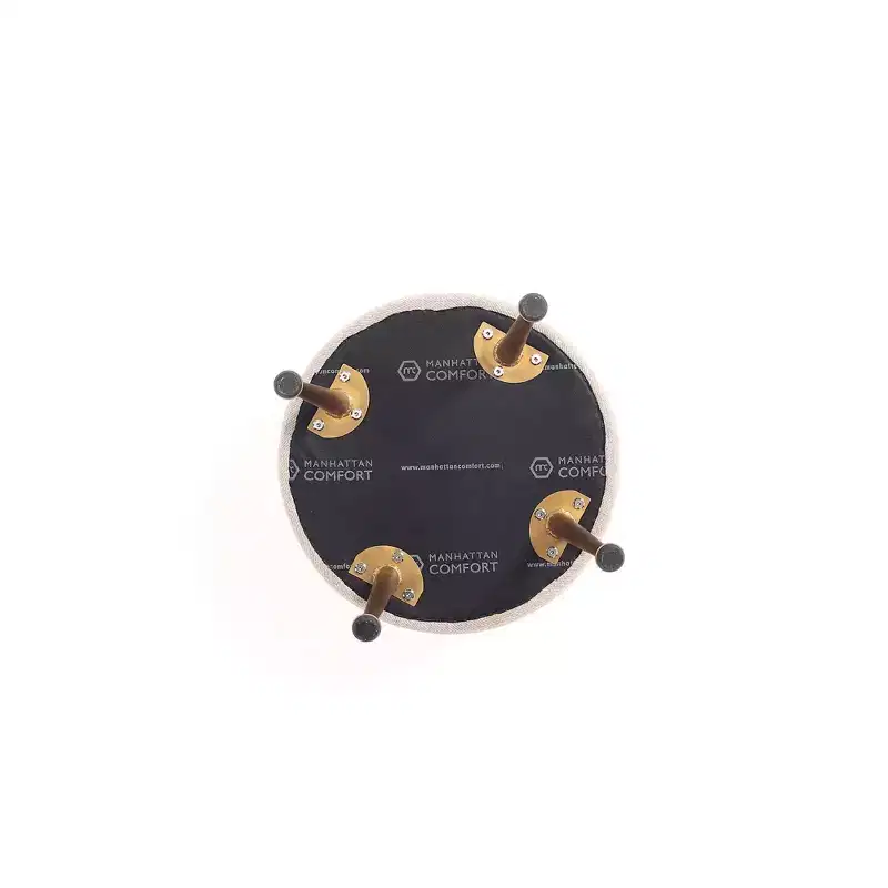 Pouf rembourré en tissu de polyester mélangé