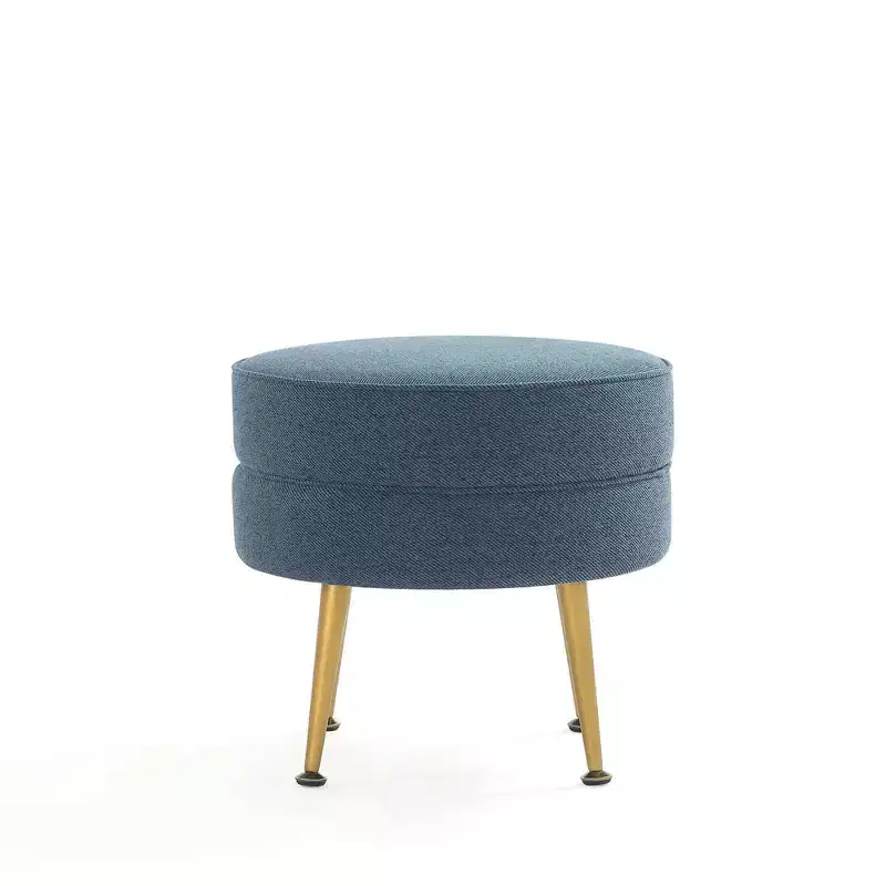 Pouf rembourré en tissu de polyester mélangé