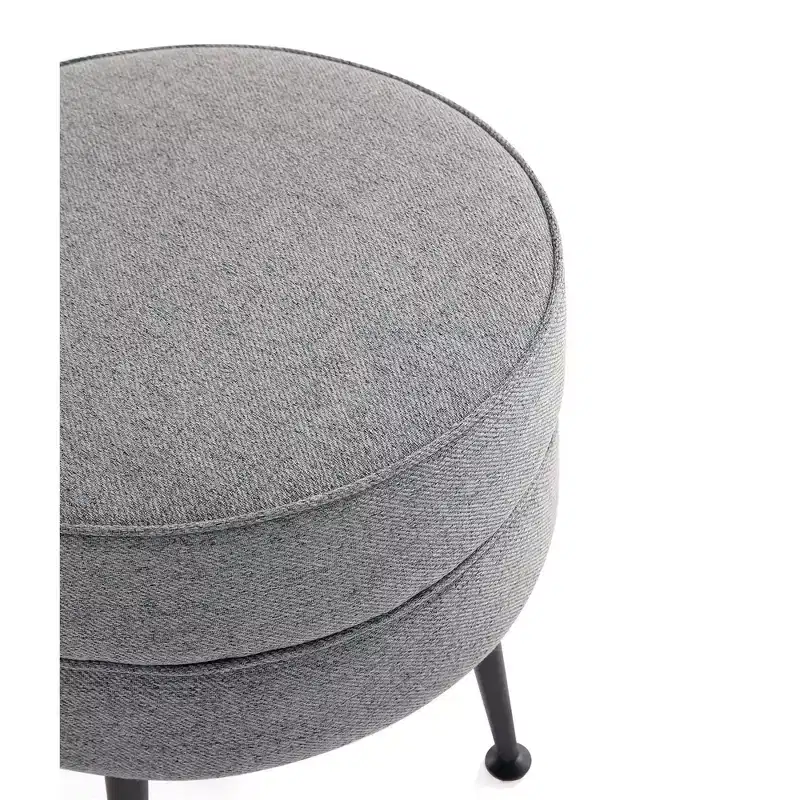 Pouf rembourré en tissu de polyester mélangé