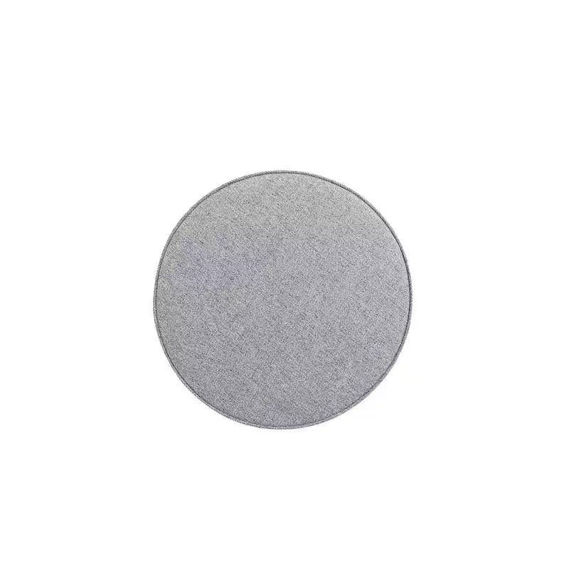 Pouf rembourré en tissu de polyester mélangé