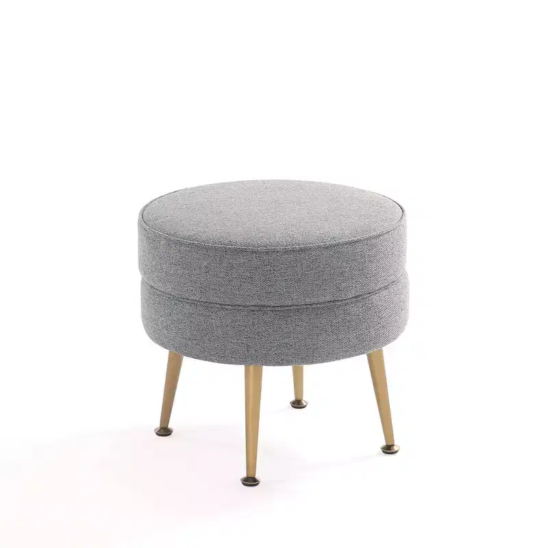 Pouf rembourré en tissu de polyester mélangé