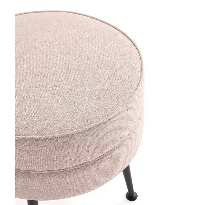Pouf rembourré en tissu de polyester mélangé