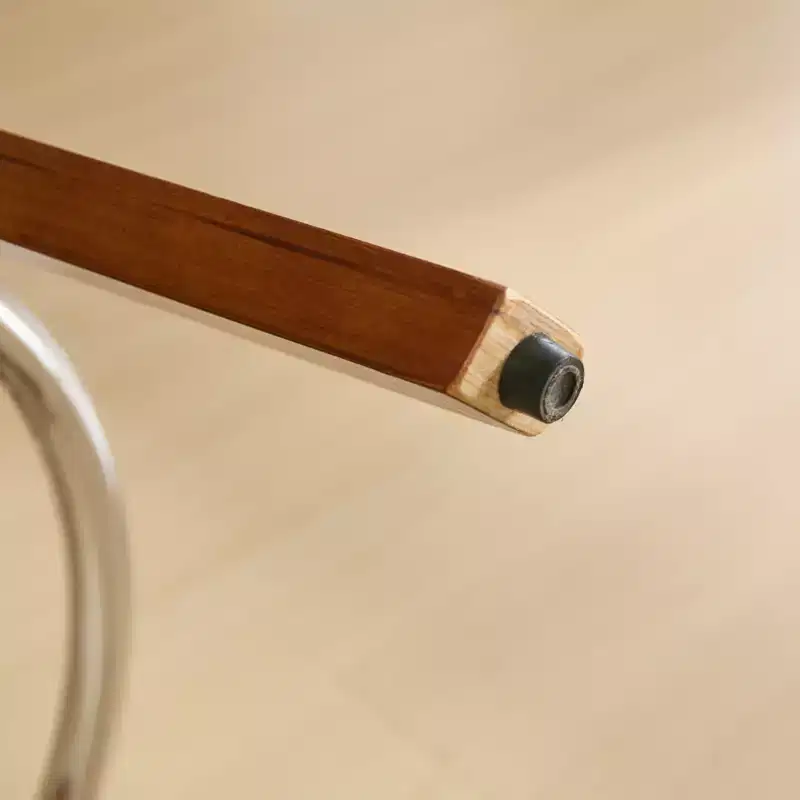 Tabouret de bar pivotant moderne en bois, rembourré en similicuir 24,8
