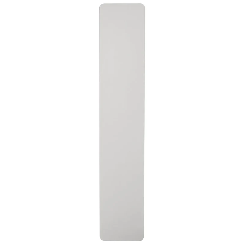 18D x96L White Plastic Folding Indoor-Outdoor Training Table