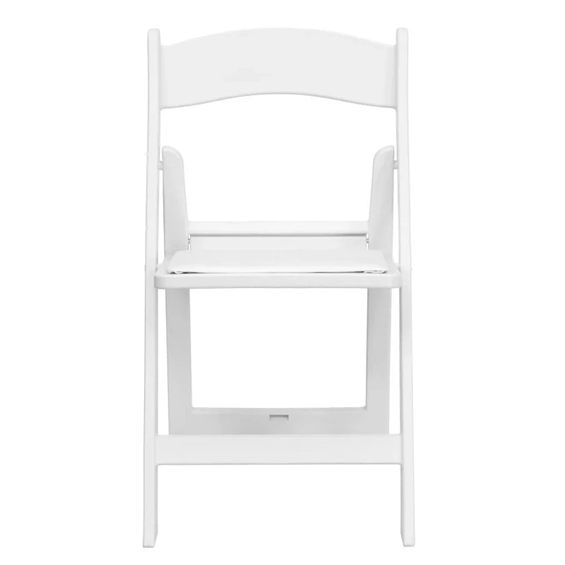 Set of 2 Folding Chairs with Padded Seats - 18D x 17.25W x 30.75H