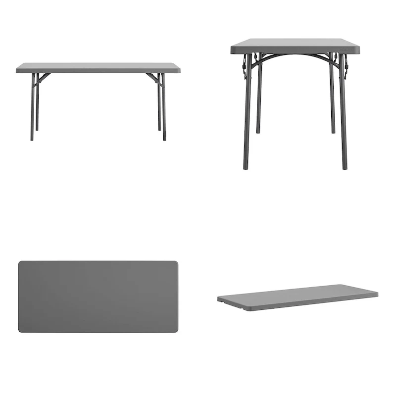 ZOWN Classic Commercial Blow Mold Folding Table