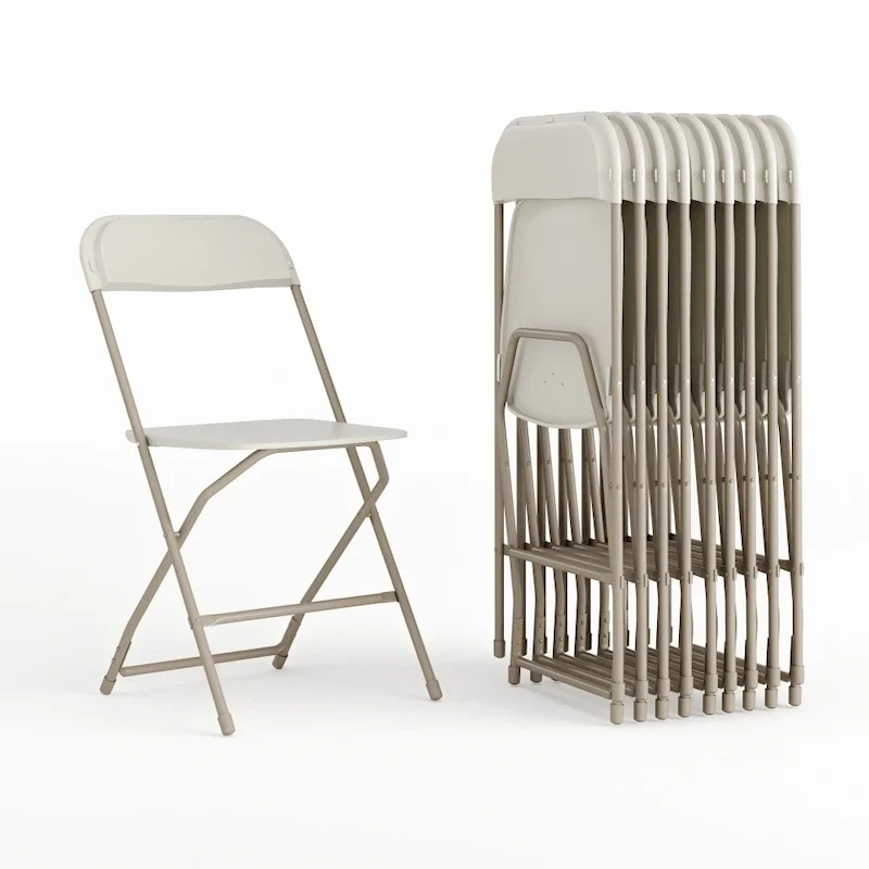Plastic Folding Chair - 10 Pack 650LB Weight Capacity - Event Chair