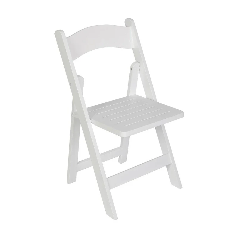 Commercial Grade Solid Wood Portable Folding Dining Chair - 17.5W x 18D x 31.25H