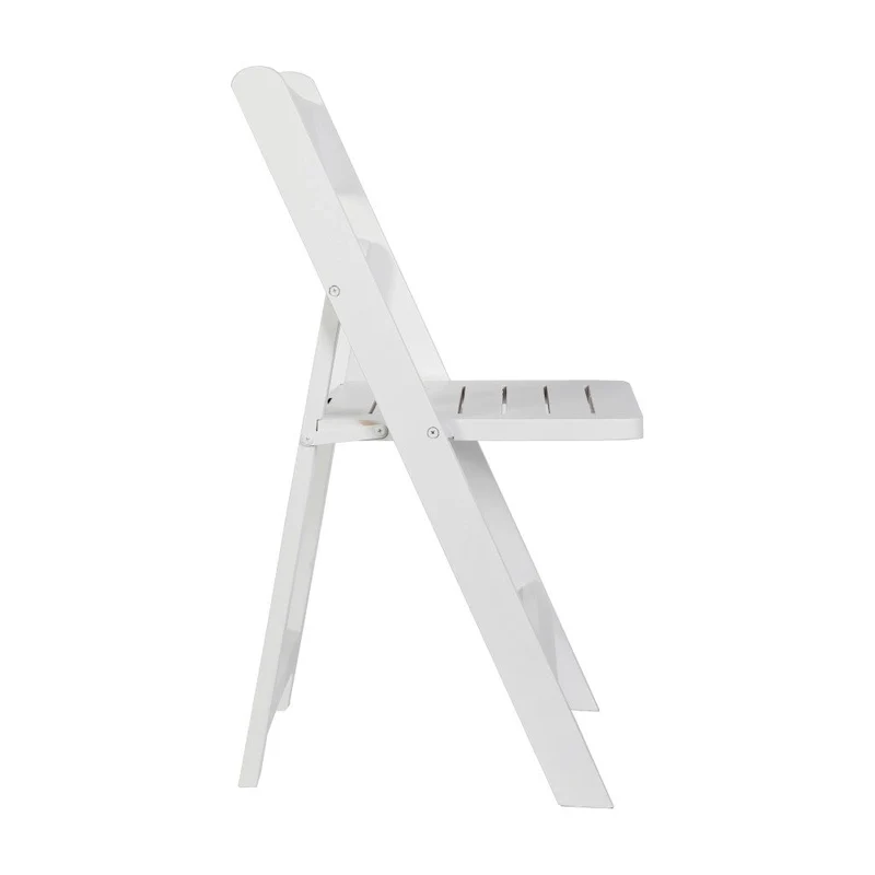 Commercial Grade Solid Wood Portable Folding Dining Chair - 17.5W x 18D x 31.25H