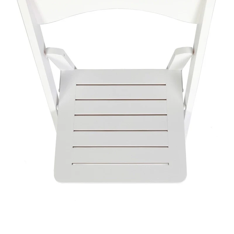 Commercial Grade Solid Wood Portable Folding Dining Chair - 17.5W x 18D x 31.25H