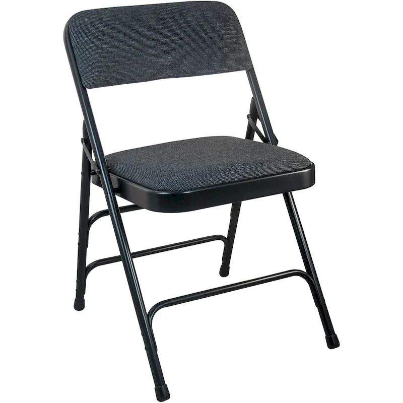 2-pack Advantage Padded Metal Folding Chair - Fabric Seat