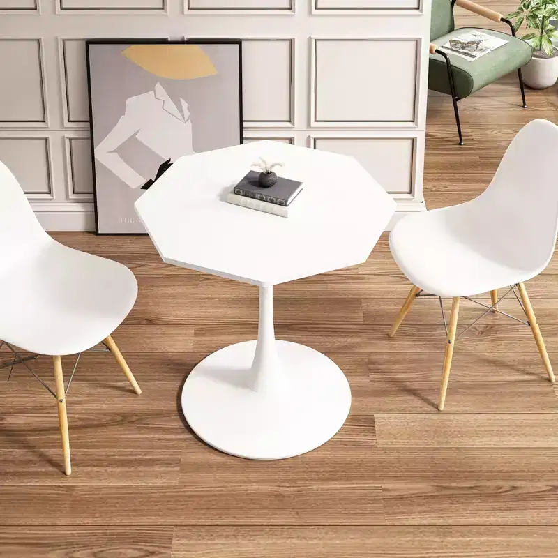 Table basse octogonale peu encombrante moderne pour petits salons, table d'appoint de coin