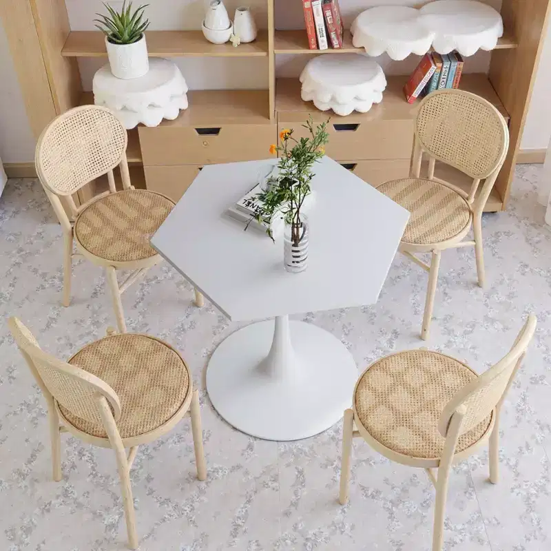 Table basse octogonale peu encombrante moderne pour petits salons, table d'appoint de coin
