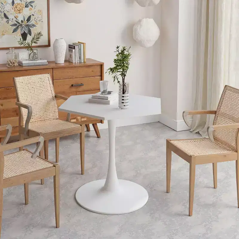 Table basse octogonale peu encombrante moderne pour petits salons, table d'appoint de coin
