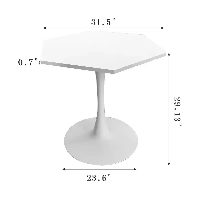 Table basse octogonale peu encombrante moderne pour petits salons, table d'appoint de coin