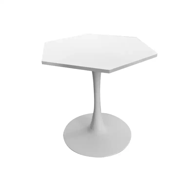 Table basse octogonale peu encombrante moderne pour petits salons, table d'appoint de coin